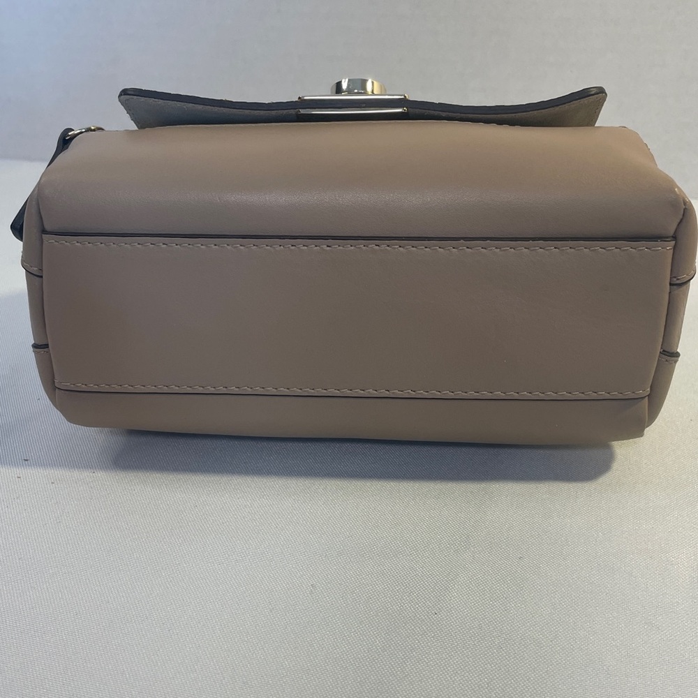 Furla Yellow Python Embossed Leather Mini Satchel… - image 6